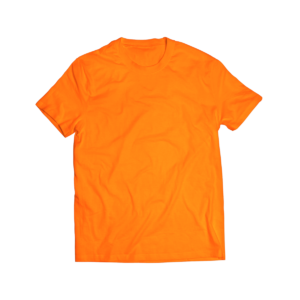 Orange Customized Short Sleeve Shirt
