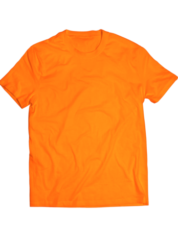 Orange Customized Short Sleeve Shirt